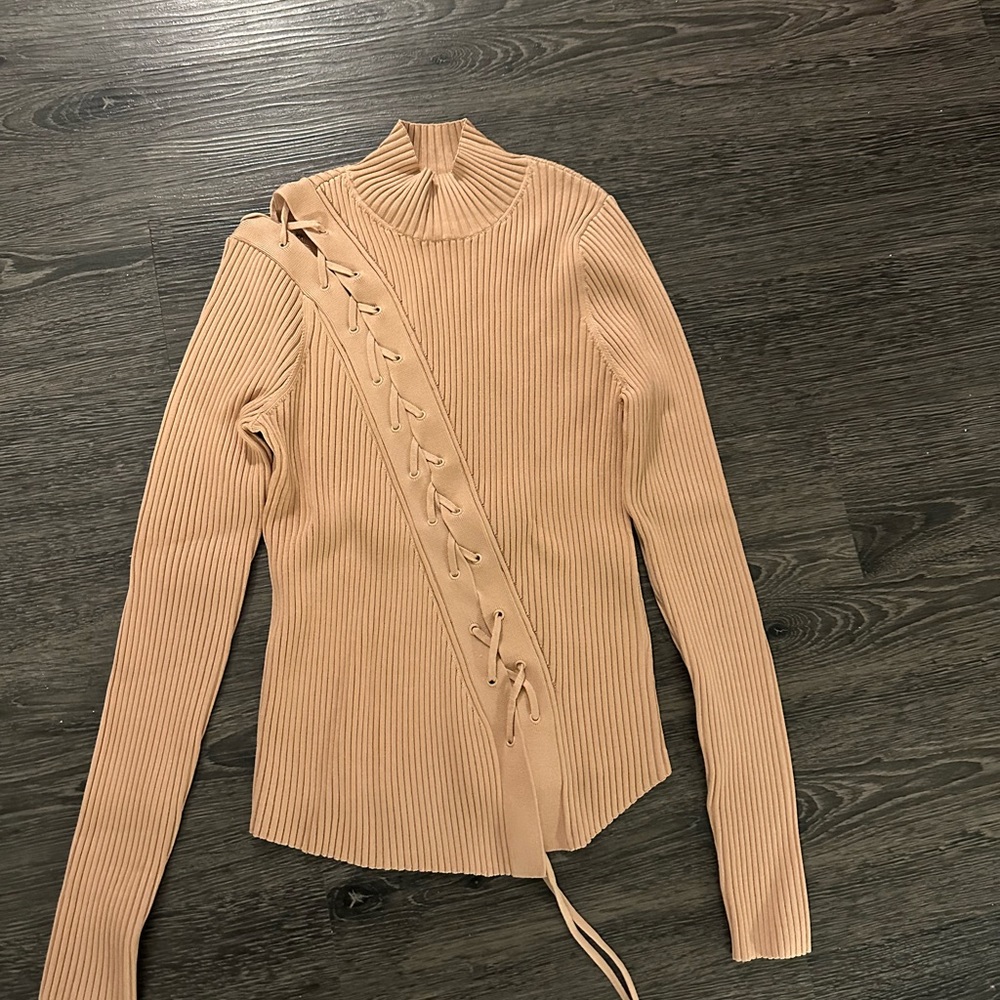 JONATHAN SIMKHAI ORANGE SWEATER